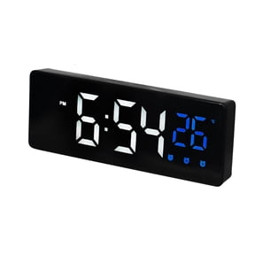 Yihuala Electronic Alarm Clock LED for Smart Desktop Alarm Timer Digital Display Table Timing Equipment Room Home Bedroom Timekeeping Decorations