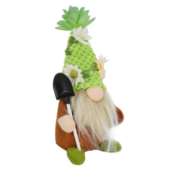 Yihuala Faceless Gnomes Cactus Dolls for Home Decorations Tiered Tray Accessories Stylish Polyester Dwarf Figurine Accessory