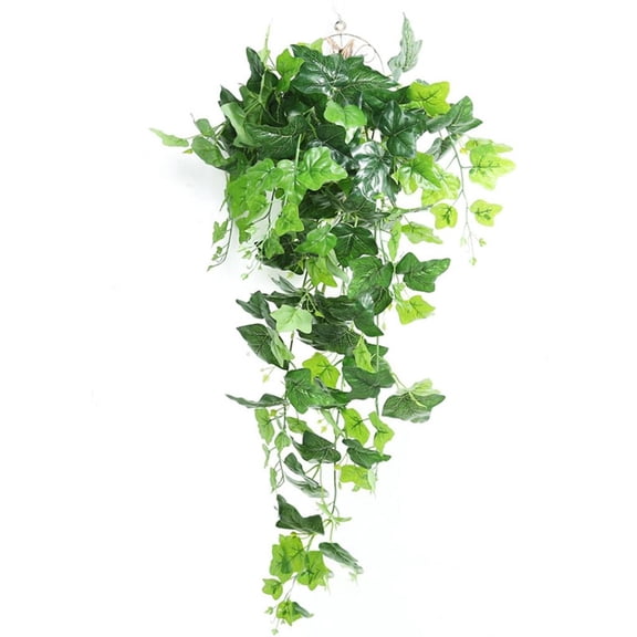 Yihuala Faux Plant Wall Hangings Artificial Plant Wall Hangings Lifelikes Foliage 4 Styles Fakes Hangings Plant for Indoor