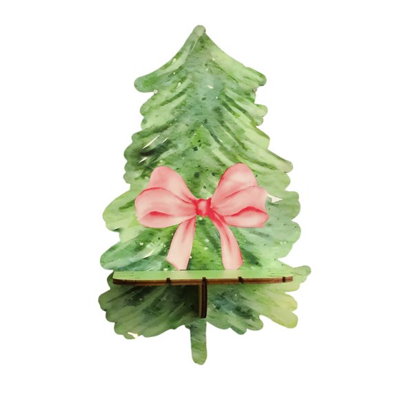 Yihuala Festival Tree Shape Wood Floating Display Stand For Seasonal Decoration