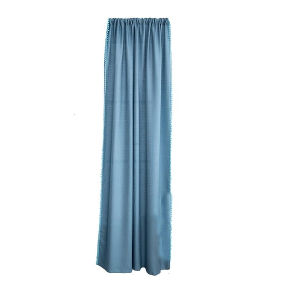 Yihuala Filtering Linen Window Curtain With Textured Weave Home Decoration for Bay Window