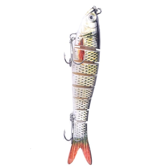 Yihuala Fishing Baits Muti-Section Jointed Casting Soft Lures Treble Hooks Hard Crankbait Sinking Tackle Swim Hard Baits