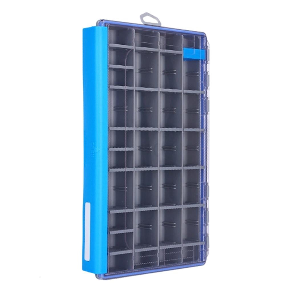 Yihuala Fishing Tackle Box Portable Storage Trays Lure Organizers Storage Box Baits Separator Organizers with Removable Divider