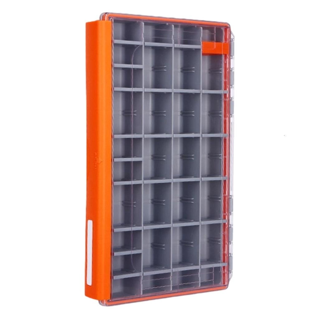 Yihuala Fishing Tackle Box Portable Storage Trays Lure Organizers Storage Box Baits Separator Organizers with Removable Divider