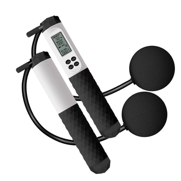 Yihuala Fitness Skipping Rope Digital Counting Jump Rope Weighted Jump Rope With Nonslip Handle for Indoor Outdoor Exercise