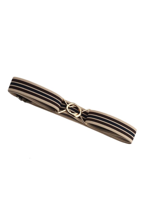 Flexible Stretch Waist Belt Elastic Adjustable Polyester Unisex Belt For Casual Pants Travel Lightweight