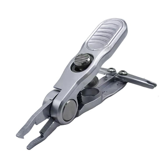Yihuala Fly Tying Fishing Line Cutter Scissors Stainless Construction Sliding Mechanism For Easy Carrying On Vests Bags