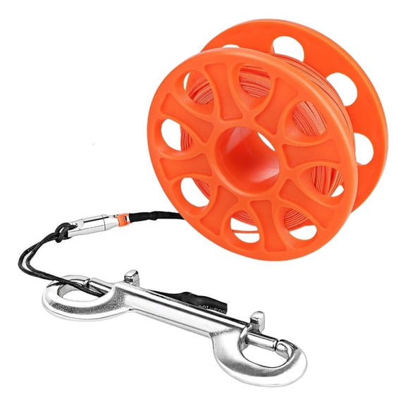 Yihuala Freediving Finger Spool Spool Finger Reel with Double Ended Hook Dives Reel Wreck Guide Line Reel Enduring