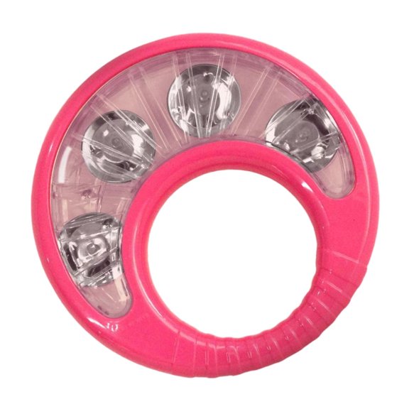 Yihuala Friendly Musical Tambourine With Ergonomic Handle Against Slip Exemplary For Early Education Rhythm Training Perfor