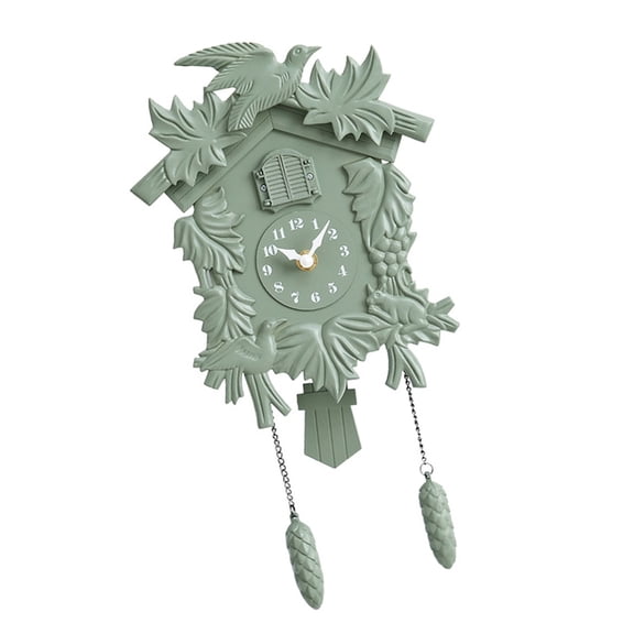 Yihuala Fun Interactive Time Teaching Cuckoo Wall Pendulums Clock With Sound for Kids