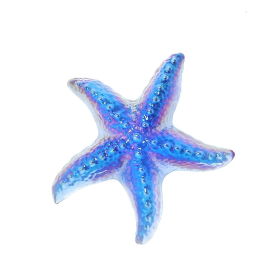 Yihuala Glass Starfishs Figurine Miniature Oceans Animals Ornament Collectible Crystal Starfishs Statue for Table,Desks Home Dec