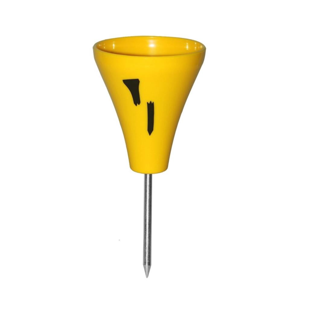 Yihuala Golfs Putting Greens Tees Sign Green Marking Tool Golfs Putting Practicing Tees Base for Golfs Accessories Easy to Use