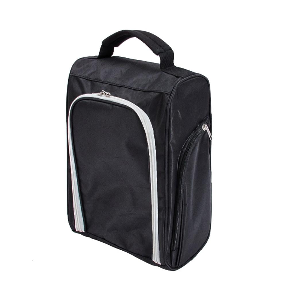 Yihuala Golfs Shoe Bag Zippered Golfs Shoe Carriers Bag with Side Pockets for Golfs Shoe Golfs Glove Tees, Other Golfs Accessory