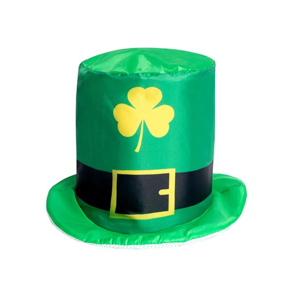 Yihuala Green Leprechaun Hat Patrick Day Hat Irish Leprechaun Hat Green Top Hat St Patricks Party Hat Shamrock Hat