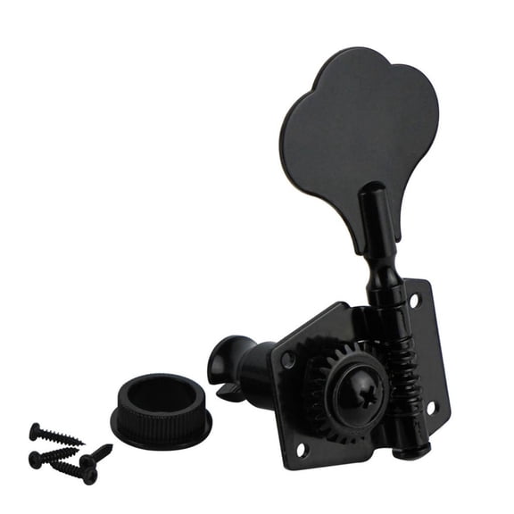 Yihuala Guitar Bass Tuning Pegs Electric Bass Opened Machine Head Tuner Replacement for Right Hand Left Hand 4 String Bass