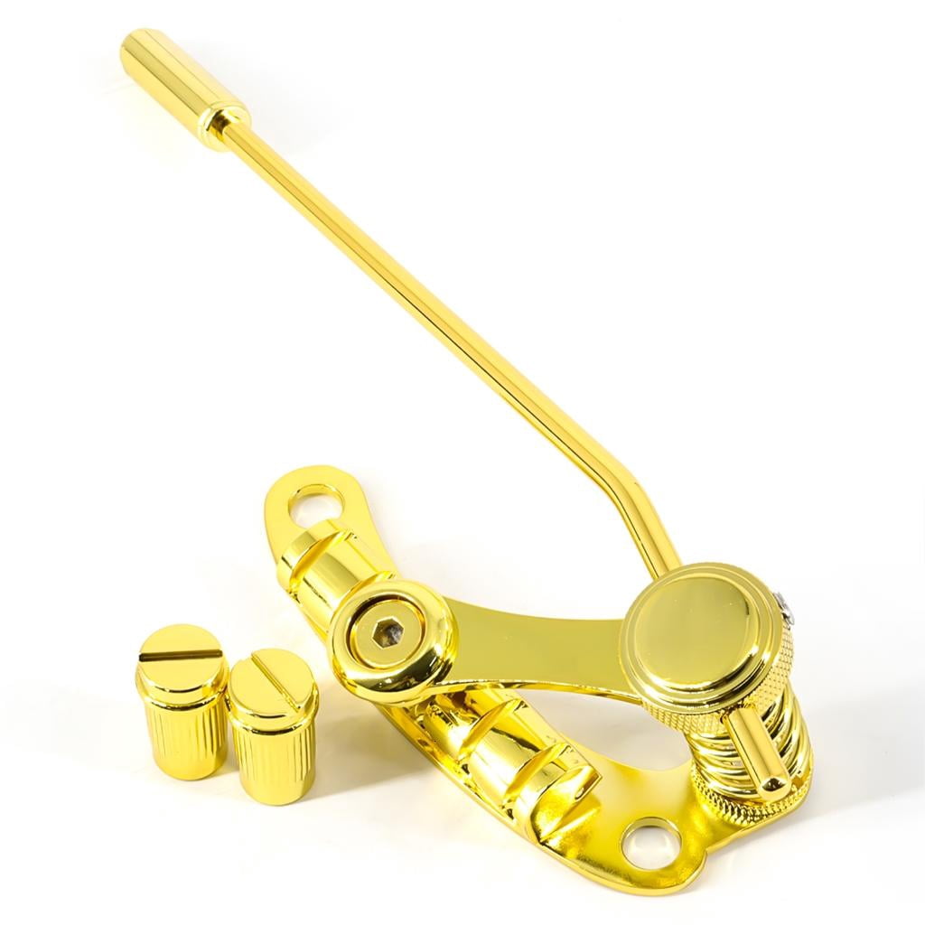 Yihuala Guitar Bridge Pull Plate Guitar Bridge Stop Rod Tailpiece Electric Guitar Tremolo Bridge Guitar Replacement Parts
