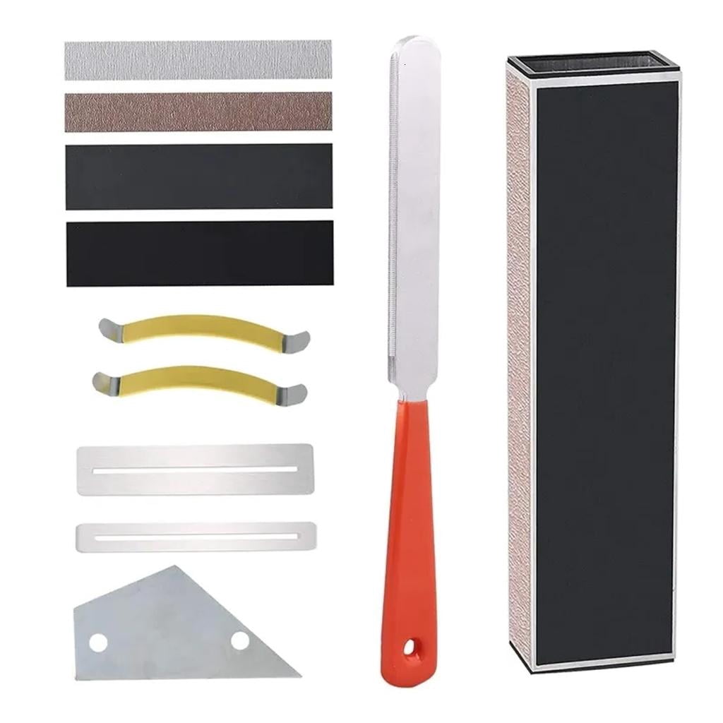 Yihuala Guitar Fingerboard Luthier Tool Guitars Fret Crowning Luthier File for Guitars Bass Guitar Fret Crowning Luthiers Tool