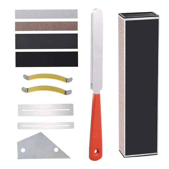 Yihuala Guitar Fingerboard Luthier Tool Guitars Fret Crowning Luthier File for Guitars Bass Guitar Fret Crowning Luthiers Tool