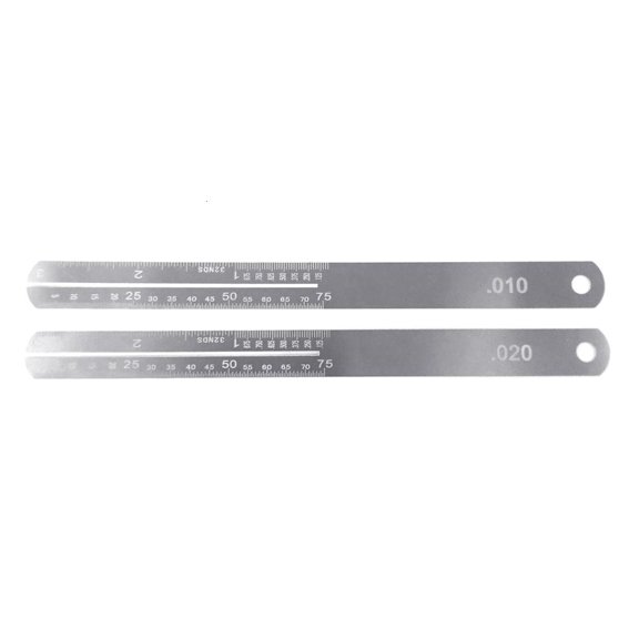Yihuala Guitar Fret Measurement Installation Ruler Guitar Fret Finger Plate Protections Sheet Measuring And Installing Ruler Set