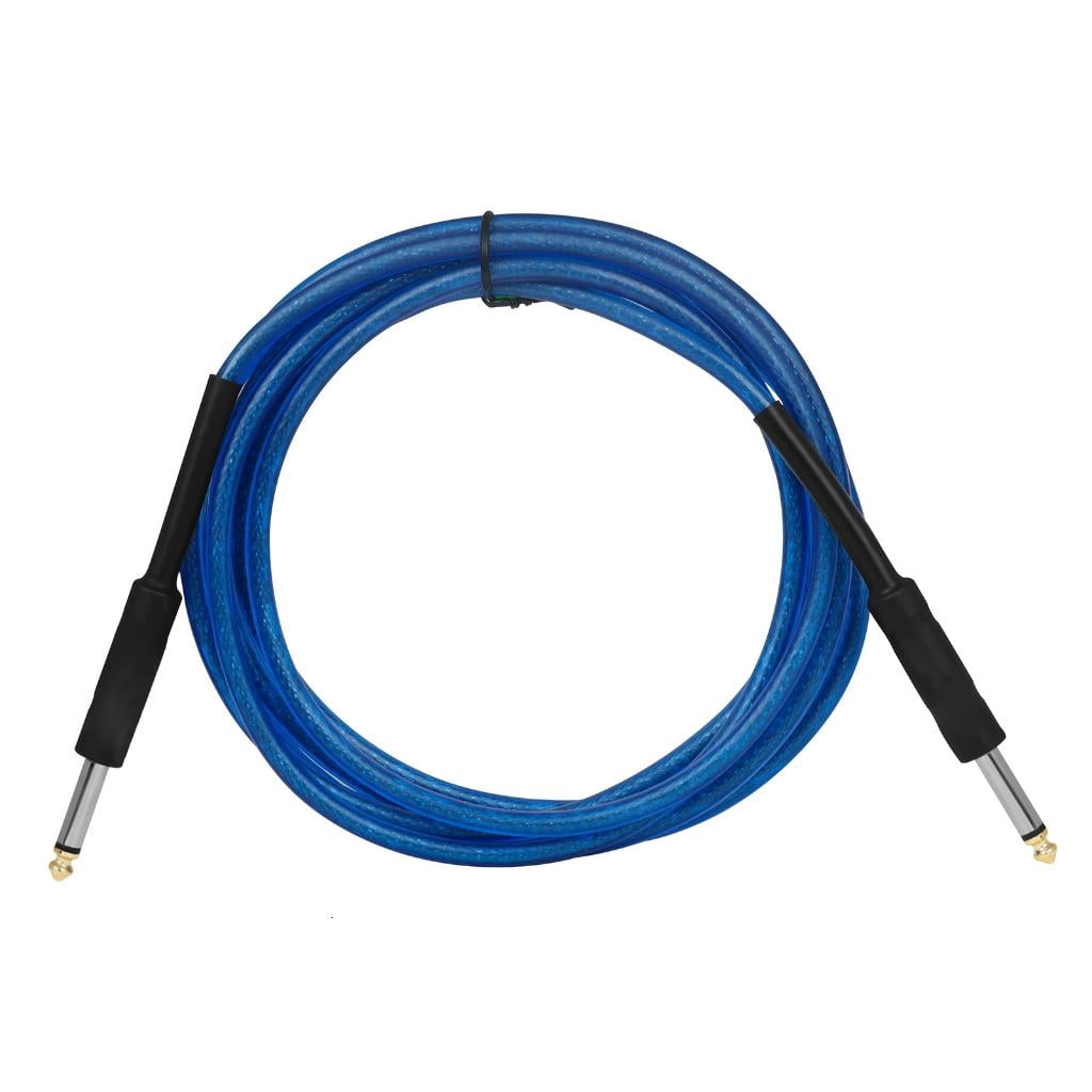 Yihuala Guitar Leads Instrument Cable Noiseless Guitar Cable Cord Straight to Straight Angles 6.35mm 1/4 to 1/4 Inch Cable