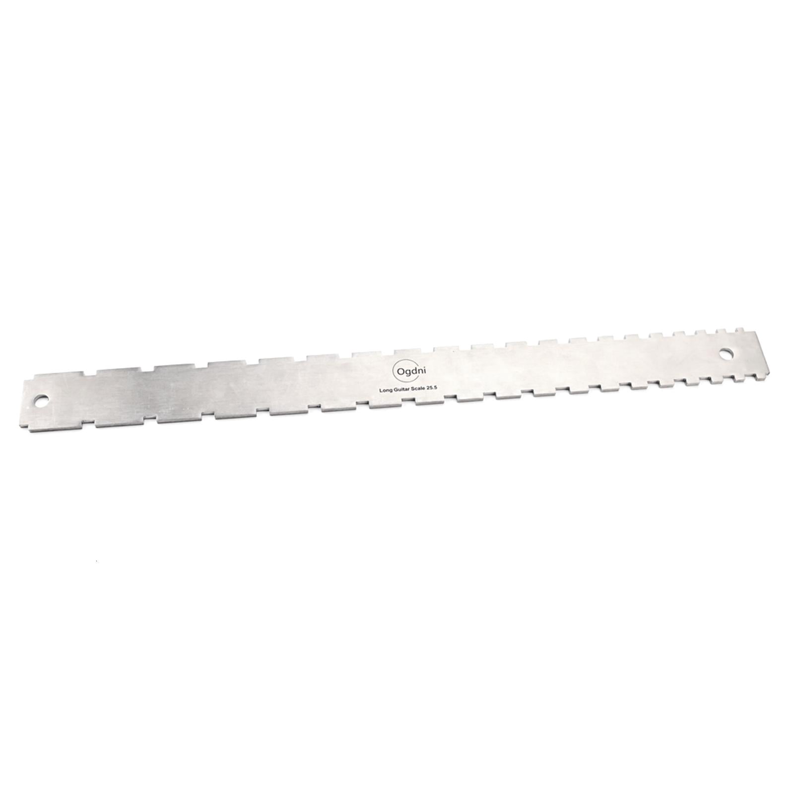 Yihuala Guitar Notched Straight Luthiers Tool String Action Ruler Guitar Notched Straight String Height Gauge