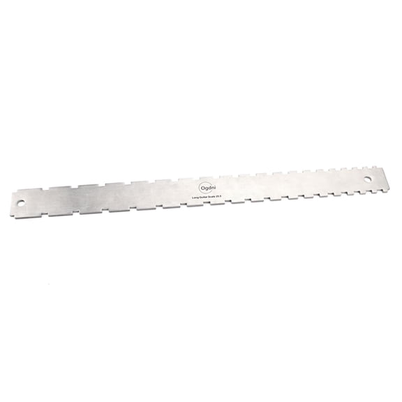 Yihuala Guitar Notched Straight Luthiers Tool String Action Ruler Guitar Notched Straight String Height Gauge