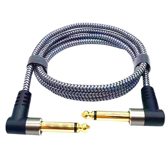 Yihuala Guitar Patches Cable Instrument Connecting Right Angles Guitar Pedal Cable Effect Cable Low Noises Cable