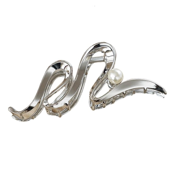 Yihuala Hair Clips for Women Anti Slip Hair Accessories Hair Barrette Clamps Waves Metal Hair Clips for Thin and Thick Hair