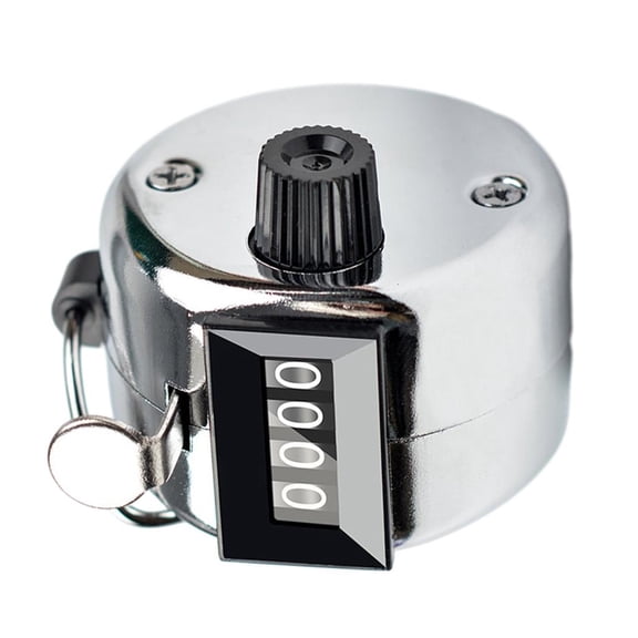Yihuala Handheld Tally Counters 4-Digits Number Count Clickers Counter Coaching Hand Mechanical Counter Clickers Counter