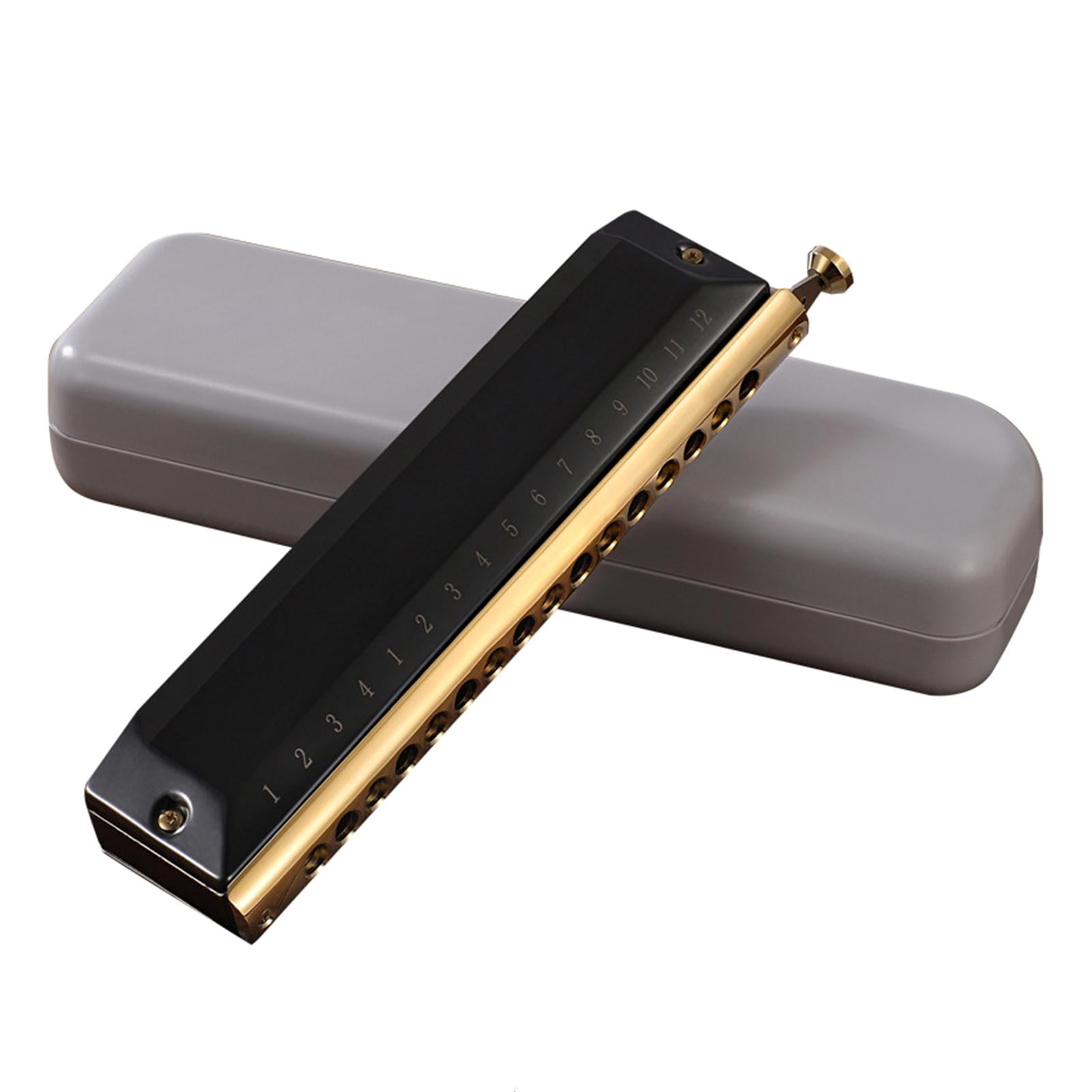Yihuala Harmonica 16 Holes Harp 48 Tones Diatonic Harp for C Blues Mouth Organ Harp Early Education Music Trainin
