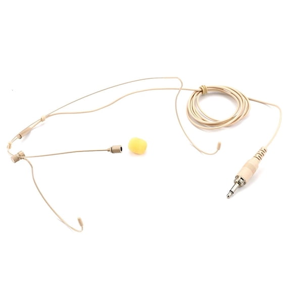 Yihuala Headset Headworn Microphone Double Over Ear Earset Over Ear Headworn for Lectures, Live , Theater, Podcasts