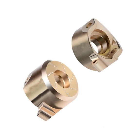Yihuala Heavy Duty Brass Steering Knuckles Replacement Metal Front Axles Component for 1/30 Scale Remote Control Crawlers Trucks