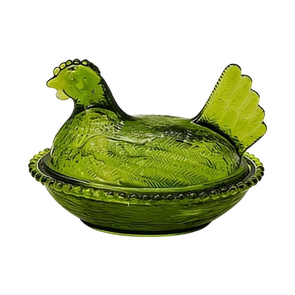 Yihuala Hen on Nest Covered Dish with Lid for Candy Storage and Decor