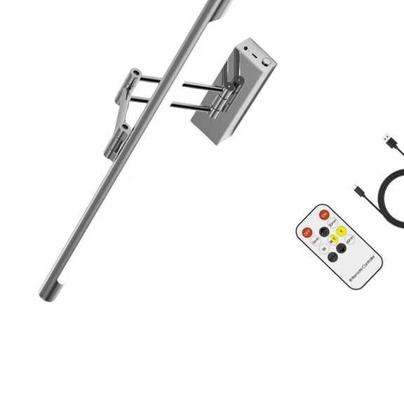 Yihuala High Brightness Bathroom Vanity Light Rechargeable with Remote Adjustable Color Temperature Metal Construction