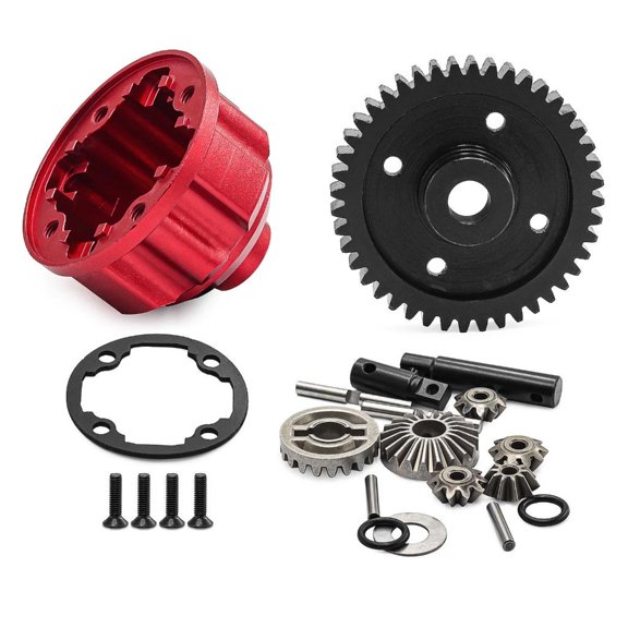 Yihuala High Center Differential Gear Assembly Replacement Parts for Smooth Driving Metal Gear Assembly