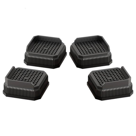 Yihuala High Load Bearing Anti-Slip Bed Risers Stackable Furniture Height Enhancing Pads for Table Beds Multi Purpose Leg Pads