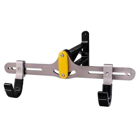 Yihuala Horizontal Wall Mount Rack Adjustable Bike Hanger Wall Bike Rack Hooks Home Garage Storage Rack Easily