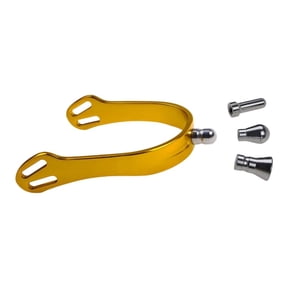 Yihuala Horse Boot Spur Decoration Aluminum Alloy Horse Spur with 4 Interchangeable Head For Safe Comfortable Riding