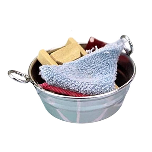 Yihuala Interactive Doll Washing Station Toy For Pretend Play Scene Ages 3+ Easy Assembly Design