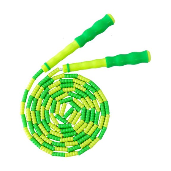 Yihuala Jump Rope Soft Beaded Skipping Rope Adjustable Length Jump Rope Segmented Jumping Rope for and Students