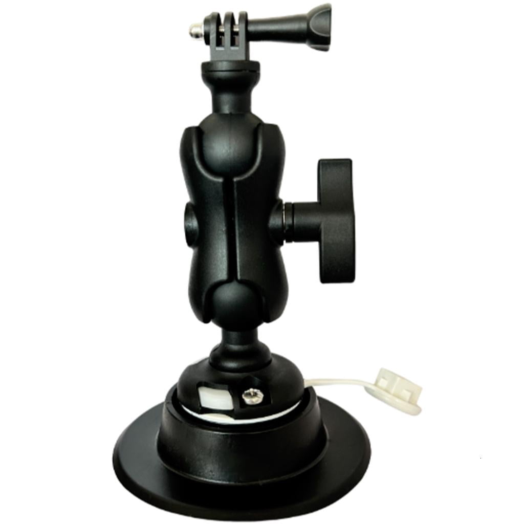 Yihuala Kayaks Action Camera Mount 360 Degree Adjustable Small Boats Track Cameras Holder Universals Kayaks Accessory