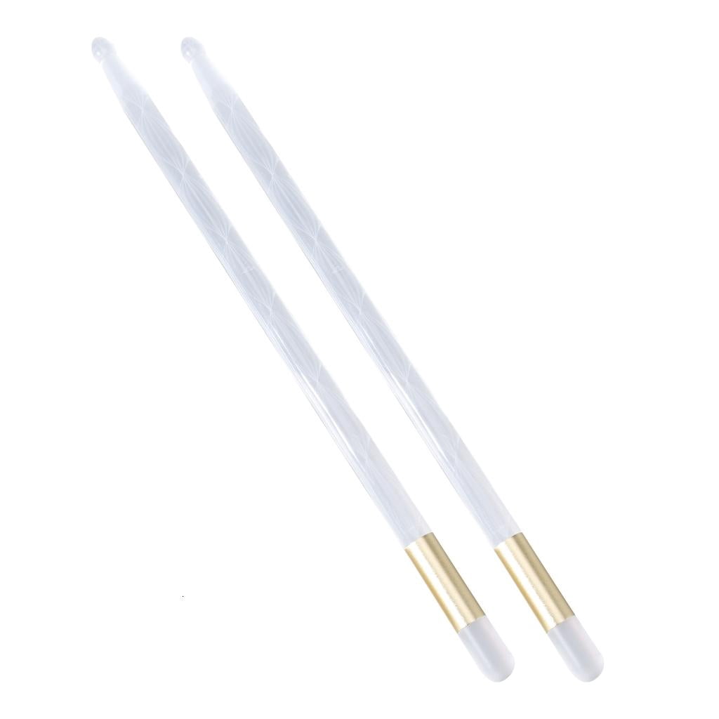Yihuala LED Light Up Drum Sticks 13 Colors Glow Drumstick Acrylic Drumstick Drummer Accessories for Adults and