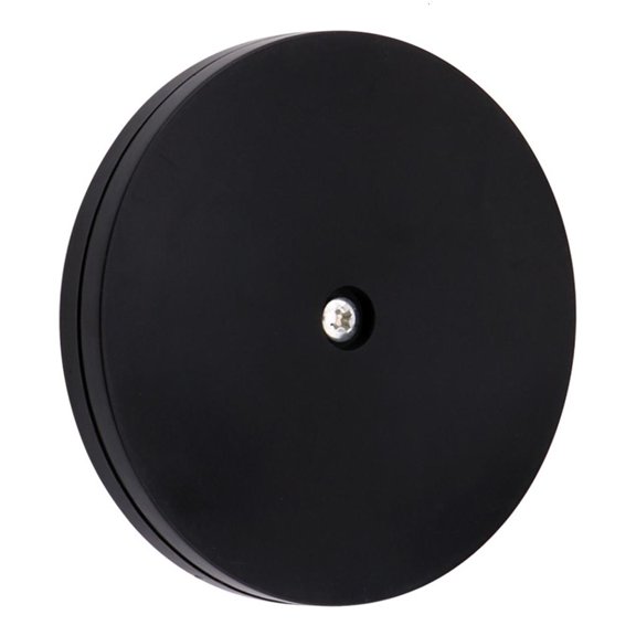 Yihuala Miniature Rotating Turntable 8cm Diameter Double Sided ABS Platform For Model Craft Display 360 Degree Rotation