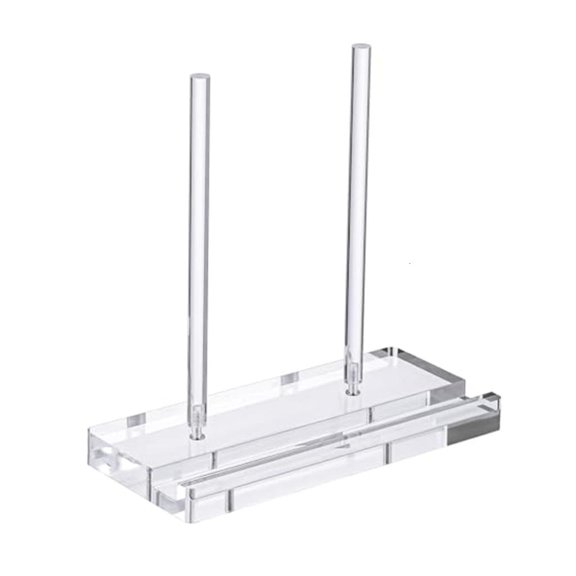 Yihuala Modern Simple Styles Acrylic Display Stand Modern Clear Display Rack Upgrades Ideal for Showcasing Samples Flyers & Artw