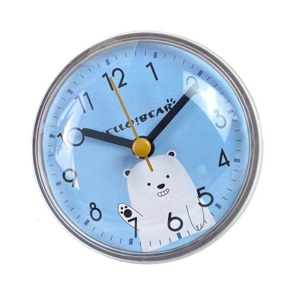 Yihuala Modern Wall Clock Anti Fog Design High Precisions Accurate Movement Battery Operated For Bathroom Bedroom Classroom