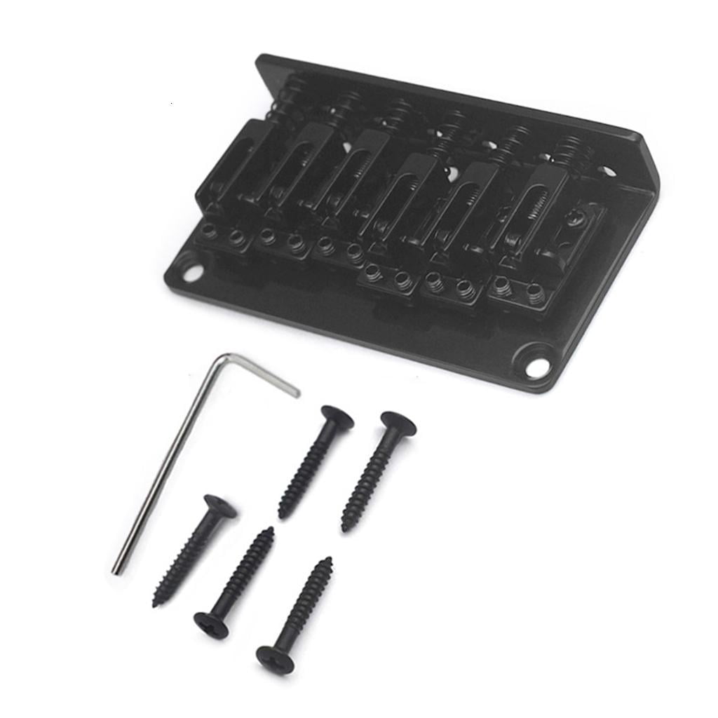 Yihuala Multifuntional 6 String Electric Bass Bridge Bass Guitar Part Music Instrument Hardware Electric Bass Bridge for Guitar