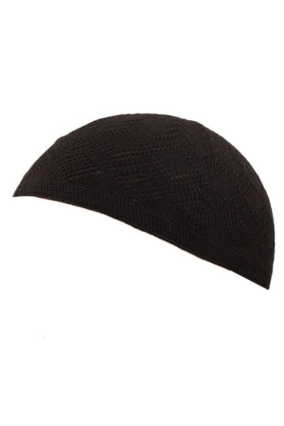 Muslims Cototn Kufi Hat Taqiyah Takke Caps Men Wrap Head Caps Muslims Hat Caps for Men Breathable Knitted Kufi Skully Caps Ramadans Kippah Homme Hat