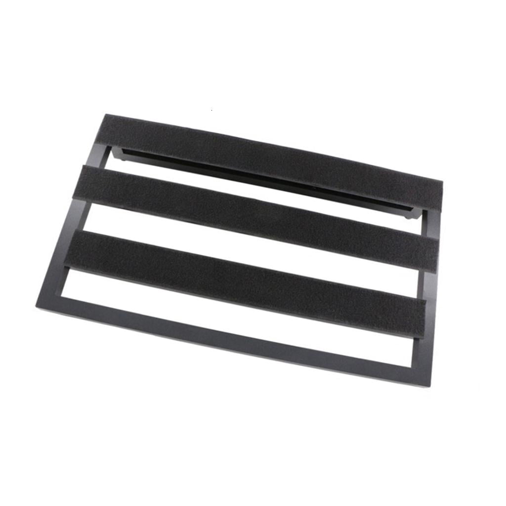 Yihuala Nonslip Effect Track Board Metal Guitar Effect Pedal Board Stable Practical Effects Bracket for Musical Instrument