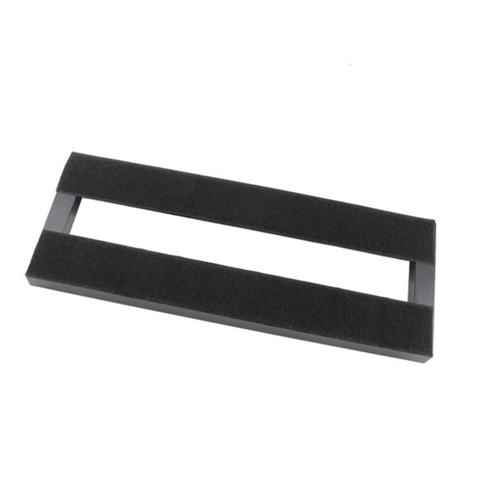 Yihuala Nonslip Effect Track Board Metal Guitar Effect Pedal Board Stable Practical Effects Bracket for Musical Instrument