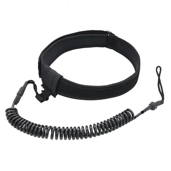 Yihuala Outdoor Surfboard Leash Replacement Highly Strength Spring Waist Rope Straight SurfBoard Leashes for Water Sport